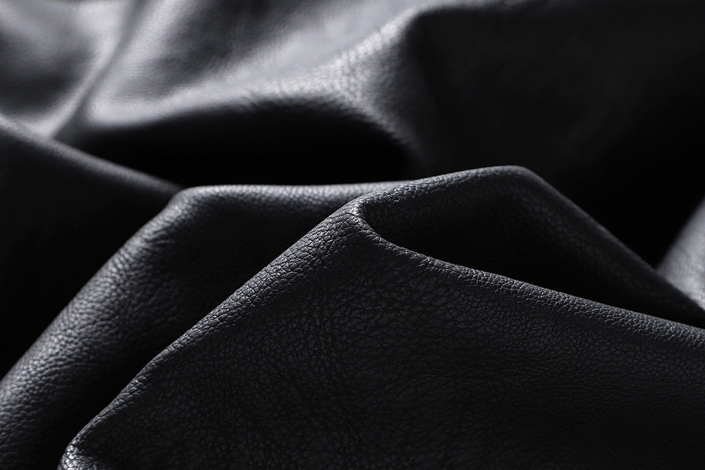 PU Leather Jacket Men