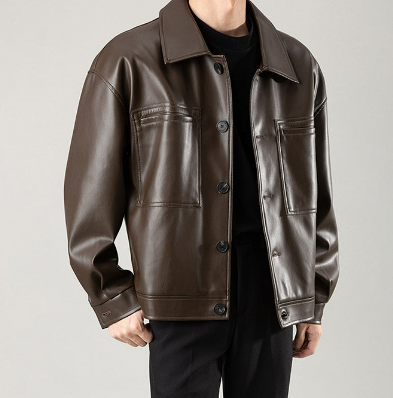 Motorcycle Autumn Leather Jacket