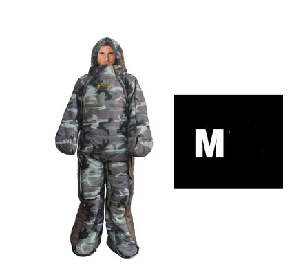 Human humanoid sleeping bag