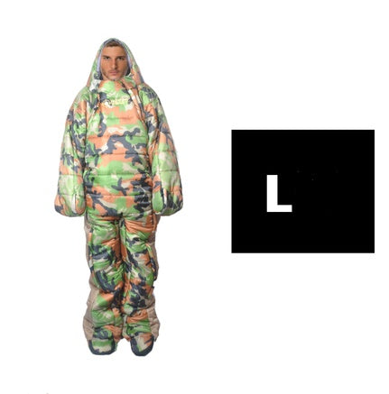 Human humanoid sleeping bag