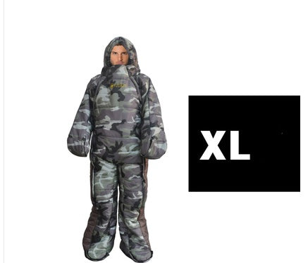 Human humanoid sleeping bag