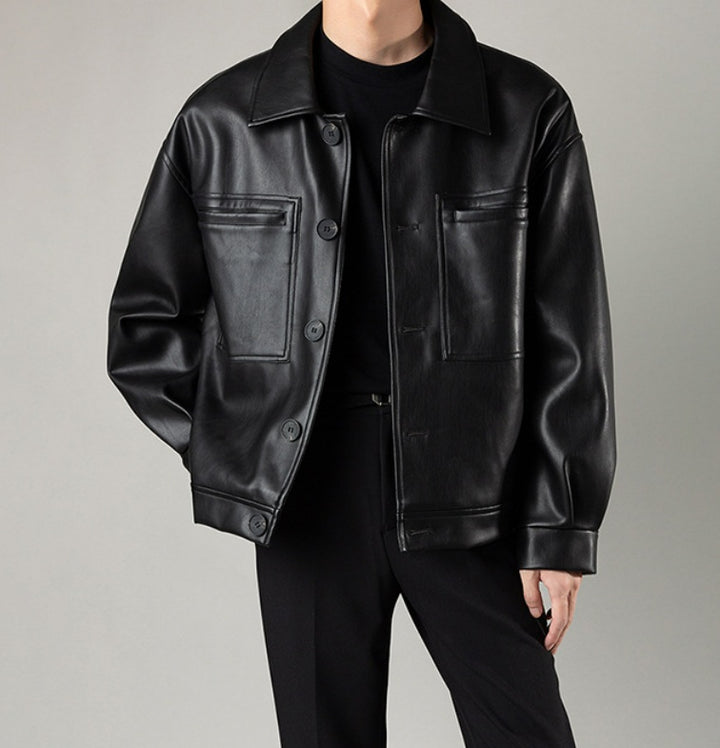 Motorcycle Autumn Leather Jacket