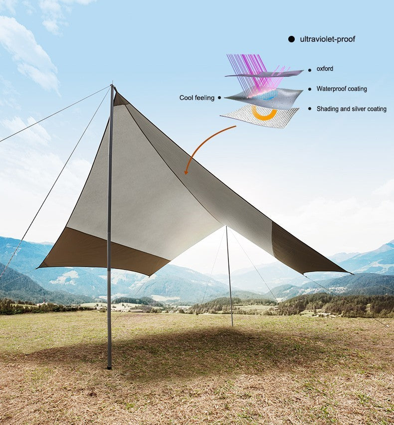 Rain Proof Camping Awning Tent