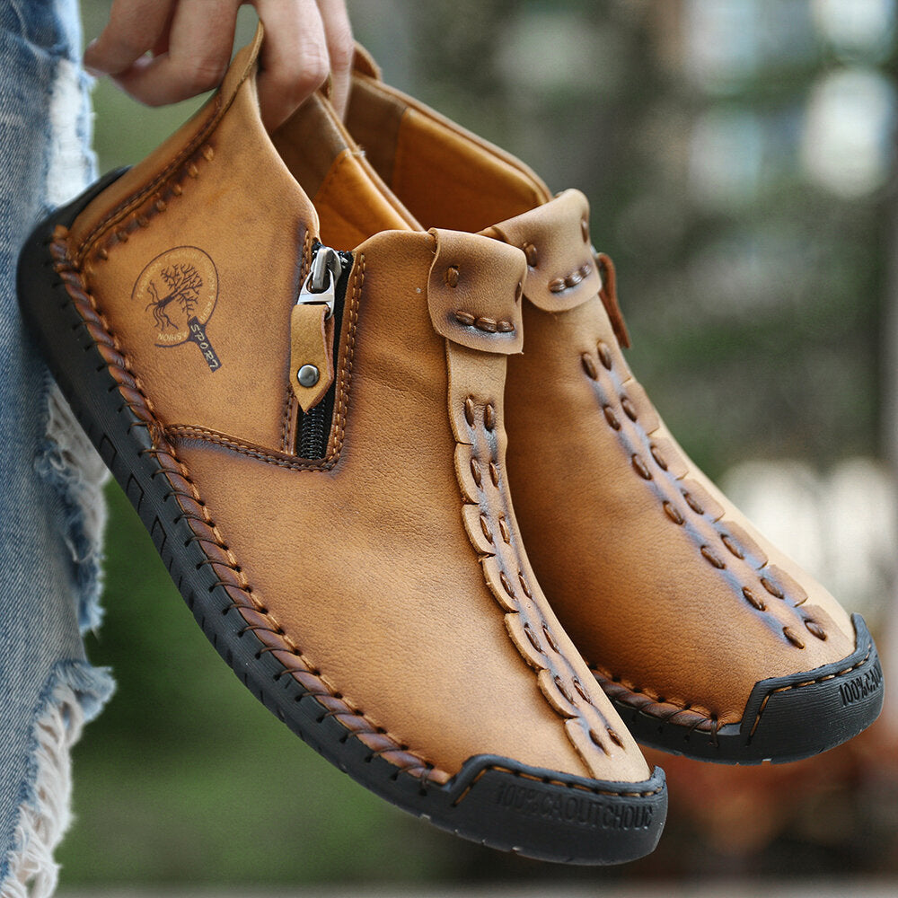 Men Ankle Boots Hiking Shoes